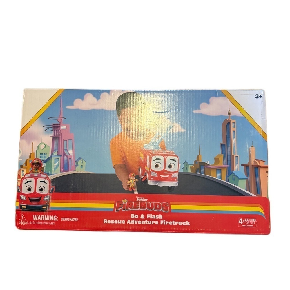 Disney Firebuds Bo & Flash Rescue Firetruck - Red and White NEW Toy